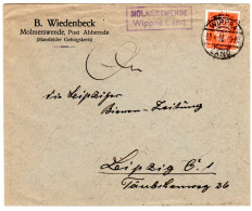 DR 1932, Landpost Stpl. MOLMERSWENDE Wippra Land Auf Geschäfts-Brief M. 12 Pf. - Covers & Documents