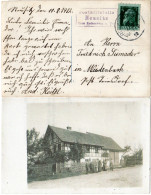 Bayern 1912, Posthilfstelle NEUSITZ Taxe Rothenburg A.Tbr. Auf Foto-AK M. 5 Pf. - Covers & Documents