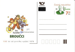 CDV 100 Czech Republic Jan Karafiat's Broucci/Fireflies Anniversary 2005 - Ecrivains