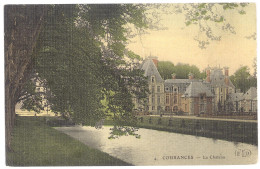 CPA 91 - COURANCES (Essonne) -  Le Château - ELD - Carte Tramée Semi-brillante - Sonstige & Ohne Zuordnung