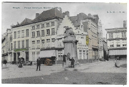 CPA Bruges, Pompe Historique, Marché-aux-Oeufs - Brugge