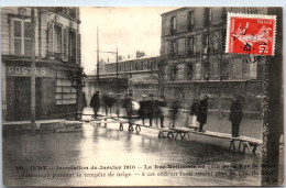 91 IVRY - La Rue Nationale Lors De La Crue De 1910 - Sonstige & Ohne Zuordnung