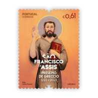 Portugal ** & 800 Years Of Assisi Saint Francis, Greccio Nativity Scene 1223-2023 (68088) - Nuovi