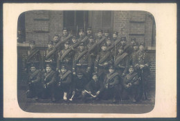 62 LENS 1906 Grèves Des Mineurs Militaires 4e Secteur De La 5e Compagnie Du 26e De Ligne Carte Photo - Lens