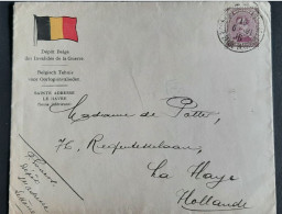 Postes Belges Ste Adresse Le 6/6/1916 Dépot Belge Des Invalides De La Guerre Pour LA HAYE - Altri & Non Classificati