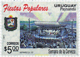 50128 MNH URUGUAY 1997 FIESTAS POPULARES. SEMANA DE LA CERVEZA - Uruguay