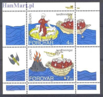 Faroe Islands 1994 Mi Block 7 MNH  (ZE3 FRSbl7) - Barche