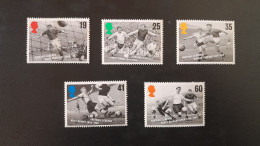 United Kingdom – European Football Championship 1996 – 5 Mint MNH Stamps - Nuovi