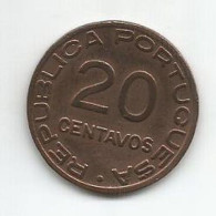 MOZAMBIQUE PORTUGAL 20 CENTAVOS 1941 - Mozambique