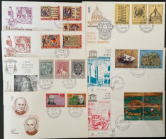 VATICANO - 1972 - Annata Completa Con BF, Complete Year - 8x FDC - FDC