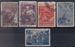 Russia 1942, Michel Nr 842-46, Used - Used Stamps
