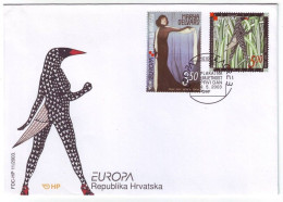 CROATIA FDC 651-652 - Croazia