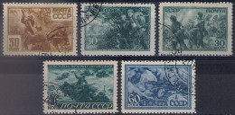 Russia 1943, Michel Nr 865-69, Used - Used Stamps