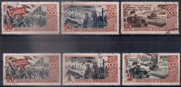 Russia 1947, Michel Nr 1162A-67A, Used - Used Stamps