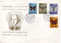 Yugoslavia, W. Shakespeare, Sarajevo 1964 - Covers & Documents