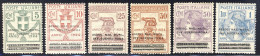 1924 - Enti Parastatali - Soprastampati - 5 Valori Della Serie  Nuovo MNH - Mlh Il 10-30-50 (Sassone N.70/75) 2 Immagini - Ungebraucht