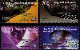 .. Indonesie 1998 Zonnebloem Nr 1860/62 + 1863A  MNH  Neuf Sans Charniere - Indonesia