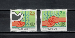 Macau Macao 1985 Michel 533-534, Int. Youth Year Set Of 2 MNH - Neufs