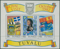 Tuvalu 1982 SG199 Royal Visit SPECIMEN MS MNH - Tuvalu