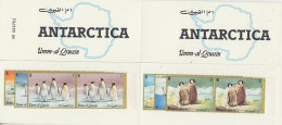 Umm-al-Qiwain 1971 Penguins Booklet With 2x6v ** Mnh (60374) - Fauna Antartica