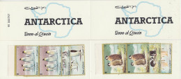 Umm-al-Qiwain 1971 Penguins Booklet With 2x6v ** Mnh (60375) - Fauna Antartica
