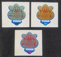 Tonga Summer Olympic Games Montreal 1976 Sport (stamp) MNH *odd Shape *self Adhesive *unusual *see Scan - Tonga (1970-...)