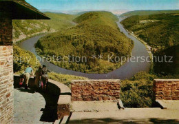 72848811 Orscholz Panorama Blick Zur Saarschleife Vom Aussichtspunkt Cloef Orsch - Autres & Non Classés