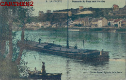 LA FRETTE DESCENTE DU PAYS VERS HERBLAY PENICHE 95 - La Frette-sur-Seine