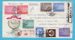 INDONESIA R Cover 1951 Soerabaja Darma To Rivadavia, Argentina - Indonesia