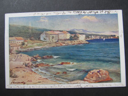 AK CRIKVENICA Do SELCE 1925 Adelskorrespondenz Kinsky  //  Aa4702 - Croatie