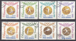 RUMÄNIEN  2345-2352, Gestempelt, Rumänische Goldmedaillengewinner Bei Olympischen Spielen, 1964 - Usado