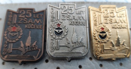 ZSAM KOCEVJE 20 Years 1955/1980 Federation Of Drivers And Mechanics Of Slovenia Yugoslavia Pins - Andere & Zonder Classificatie