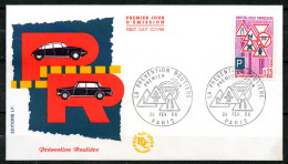 FDC75.04 : Dept 75 PARIS Prévention Routière 1968 - 1960-1969