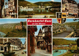 72846639 Bernkastel-Kues Panorama Fachwerk Schwimmbad Bernkastel-Kues - Bernkastel-Kues