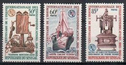 Senegal 1965 Mi 304-306 MNH  (ZS5 SEN304-306) - Telecom