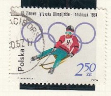 POLEN  1462 A, Gestempelt, Olympische Winterspiele, Innsbruck, 1964 - Gebraucht