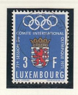 LUXEMBURG  826, Gestempelt, 71. Sitzung Des Internationalen Olympischen Komitees, Luxemburg, 1971 - Gebruikt