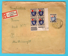 GERMANY R Cover 1946 Sasbach über Achern (Baden) To Zwickau - Baden