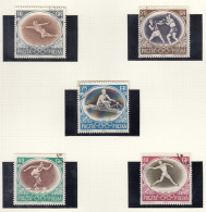 POLEN  984-989, Gestempelt, 16. Olympischen Sommerspiele, Melbourne, 1956 - Gebraucht