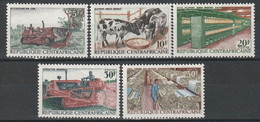 CENTRAFRIQUE - N°103/7 ** (1968) Opération Bokassa - Central African Republic