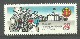 Germany, Democratic Republic (DDR) 1986 Mi 3037 MNH  (ZE5 DDR3037) - Militaria