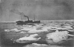 Norvège - Bateau Dans Les Glaces - "Barisen" (??) - Carte De 1909 Pour Vichy (France) - Noruega