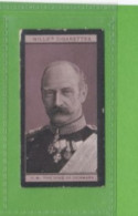 41 HM KING FREDERICK VIII OF DENMARK  - Wills Cigarette Card - Portraits Of European Royalty 1908 - Wills