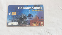 SPAIN-(CP-235)-Benalmadena-(Costa Del Sol)-(137)-(Y 02583504)-(9/2001--12/2003)-(Telfonica)-(6.01€-2000PTA)-used Card - Commemorative Advertisment