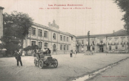 SAINT GIRONS PLACE DE L HOTEL DE VILLE CPA BON ETAT - Autres & Non Classés