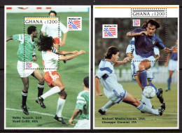 Ghana 1993 Football World Cup, USA (1994) MS Set MNH (SG MS1885) - Ghana (1957-...)