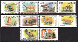 Ghana 1993 Domestic Animals Set MNH (SG 1887-1896) - Ghana (1957-...)