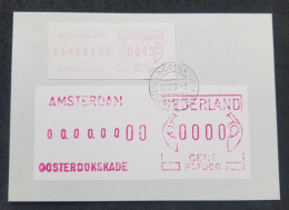 Holland ATM 1981 Netherlands (Machine Frama Label Stamp Maxicard) *see Scan - Lettres & Documents