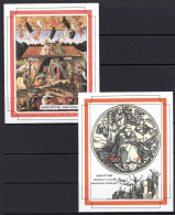 Ghana 1993 Christmas - Religious Paintings MS Set MNH (SG MS1906) - Ghana (1957-...)