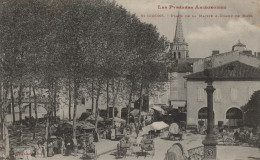 SAINT GIRONS PLACE DE LA MAIRIE CHAMP DE MARS CPA BON ETAT - Saint Girons